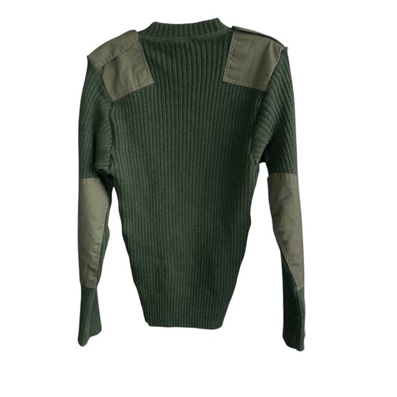 DSCP Valor Collection US Military Service Sweater Men 100% Wool Army Green Sz 42 - Picture 2 of 9